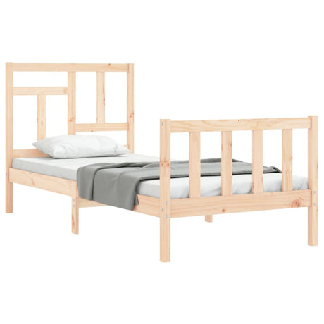 Bed Frame Without Mattress Small Single Solid Wood Pine