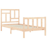Bed Frame Without Mattress Small Single Solid Wood Pine