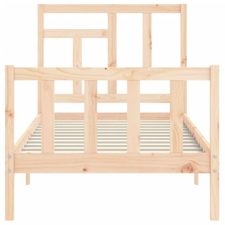 Bed Frame Without Mattress Small Single Solid Wood Pine