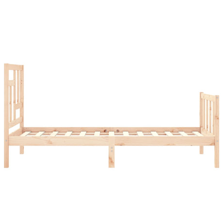 Bed Frame Without Mattress Small Single Solid Wood Pine