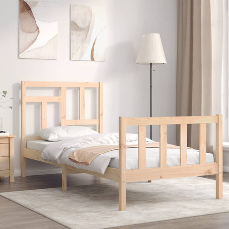 Bed Frame Without Mattress Small Single Solid Wood Pine