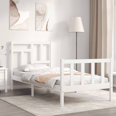 Bed Frame Without Mattress Small Single Solid Wood Pine