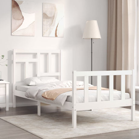 Bed Frame Without Mattress Small Single Solid Wood Pine