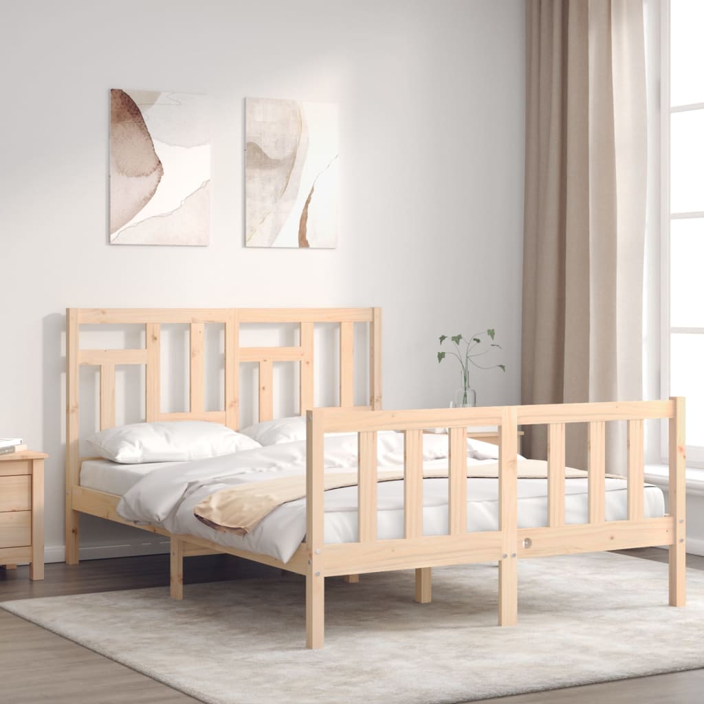 Bed Frame Without Mattress Small Single Solid Wood Pine
