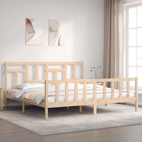 Bed Frame Without Mattress Small Single Solid Wood Pine