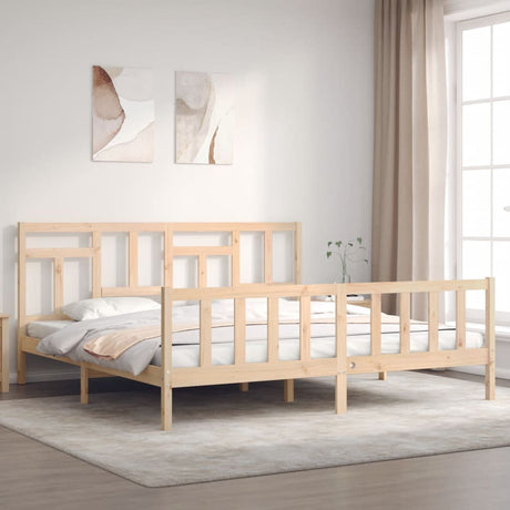 Bed Frame Without Mattress Small Single Solid Wood Pine