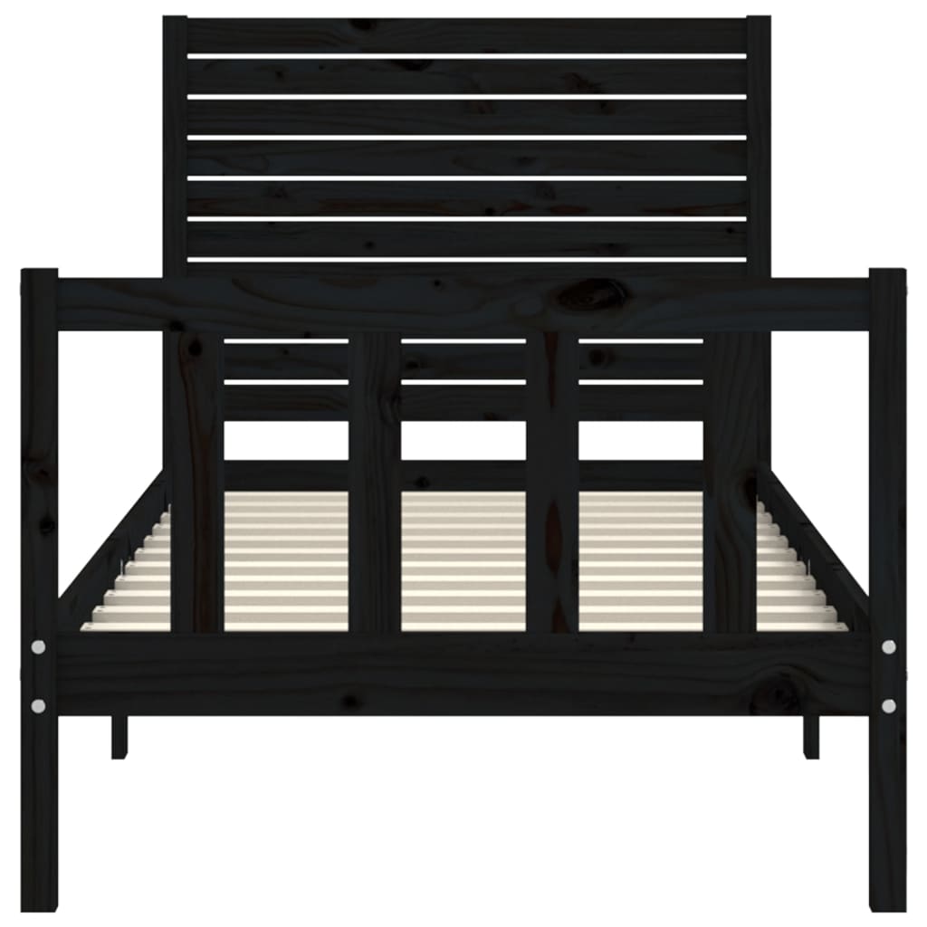 Bed Frame Without Mattress Small Single Solid Wood Pine