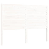 Bed Frame without Mattress White Small Double Solid Wood Pine