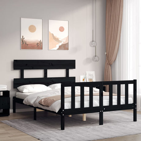 Bed Frame Without Mattress Solid Wood Pine