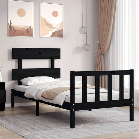 Bed Frame Without Mattress Solid Wood Pine