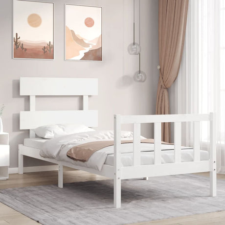 Bed Frame Without Mattress Solid Wood Pine