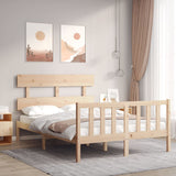 Bed Frame Without Mattress Solid Wood Pine