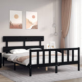 Bed Frame Without Mattress Solid Wood Pine