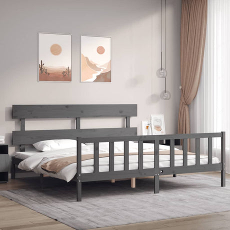 Bed Frame Without Mattress Solid Wood Pine