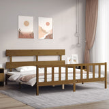 Bed Frame Without Mattress Solid Wood Pine