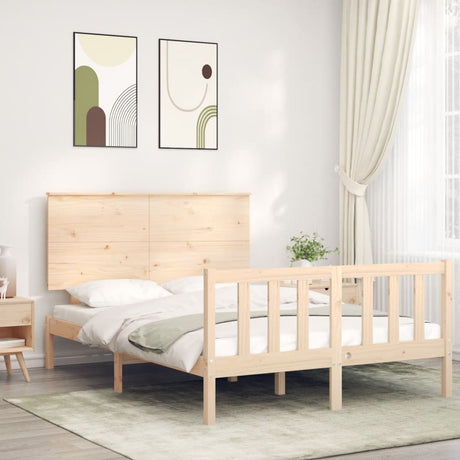 Bed Frame Without Mattress Solid Wood Pine