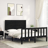 Bed Frame Without Mattress Solid Wood Pine