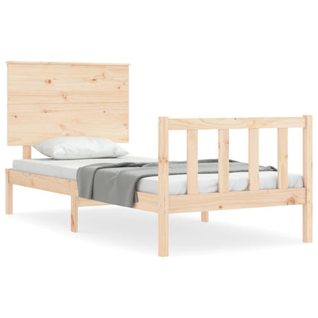 Bed Frame Without Mattress Solid Wood Pine