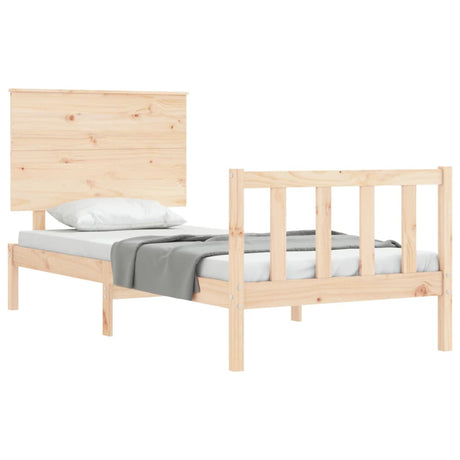 Bed Frame Without Mattress Solid Wood Pine