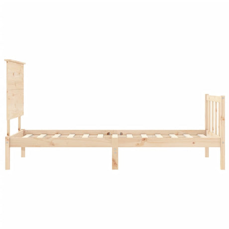Bed Frame Without Mattress Solid Wood Pine