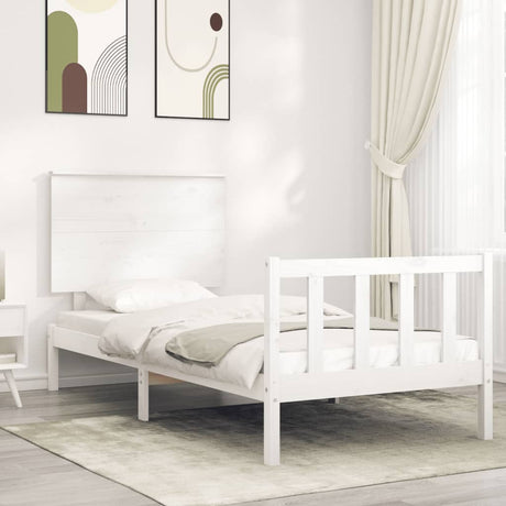 Bed Frame Without Mattress Solid Wood Pine