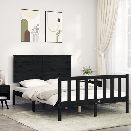 Bed Frame Without Mattress Solid Wood Pine