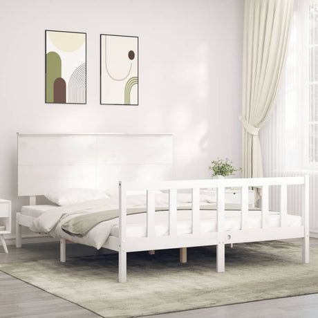 Bed Frame Without Mattress Solid Wood Pine