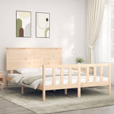 Bed Frame Without Mattress Solid Wood Pine