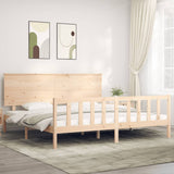Bed Frame Without Mattress Solid Wood Pine