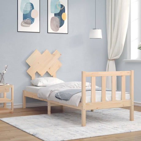 Bed Frame Without Mattress Solid Wood Pine