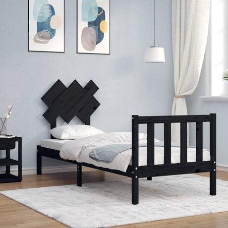 Bed Frame Without Mattress Solid Wood Pine
