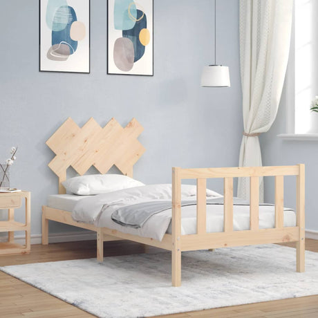 Bed Frame Without Mattress Solid Wood Pine