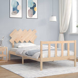 Bed Frame Without Mattress Solid Wood Pine