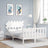 Bed Frame Without Mattress Solid Wood Pine