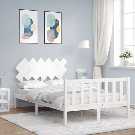 Bed Frame Without Mattress Solid Wood Pine