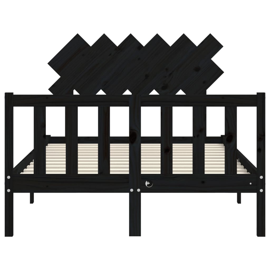 Bed Frame Without Mattress Solid Wood Pine