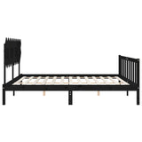 Bed Frame Without Mattress Solid Wood Pine