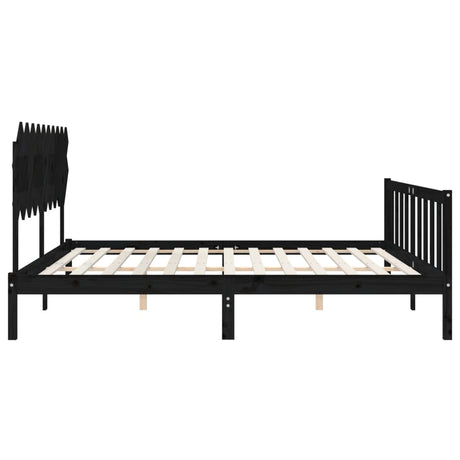 Bed Frame Without Mattress Solid Wood Pine