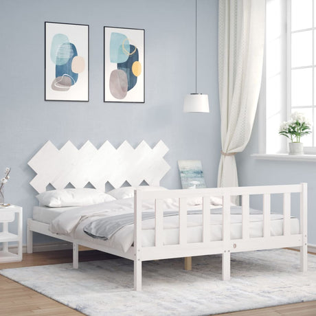 Bed Frame Without Mattress Solid Wood Pine