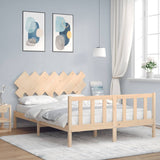 Bed Frame Without Mattress Solid Wood Pine