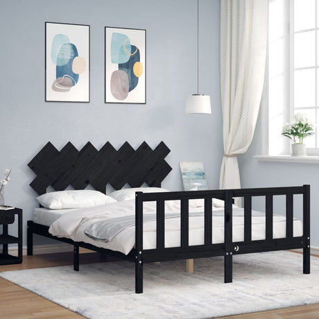 Bed Frame Without Mattress Solid Wood Pine