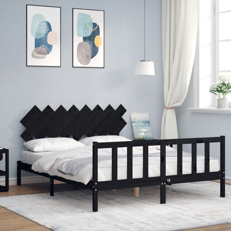 Bed Frame Without Mattress Solid Wood Pine