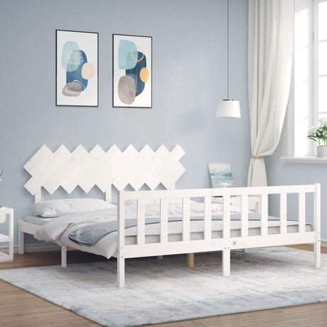 Bed Frame Without Mattress Solid Wood Pine