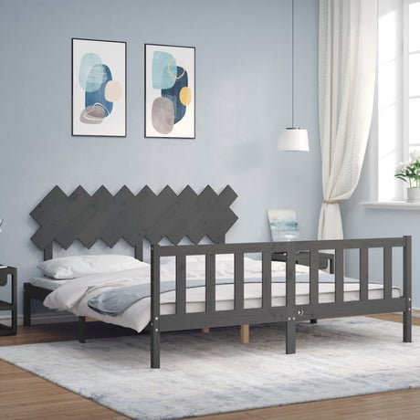 Bed Frame Without Mattress Solid Wood Pine