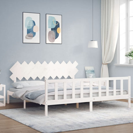 Bed Frame Without Mattress Solid Wood Pine