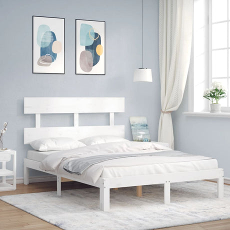 Bed Frame Without Mattress Solid Wood Pine