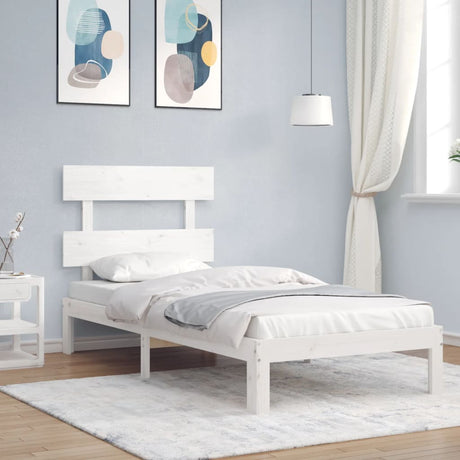 Bed Frame Without Mattress Solid Wood Pine