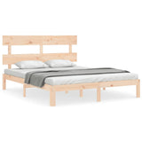 Bed Frame Without Mattress Solid Wood Pine