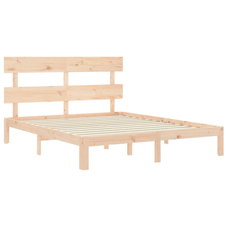 Bed Frame Without Mattress Solid Wood Pine