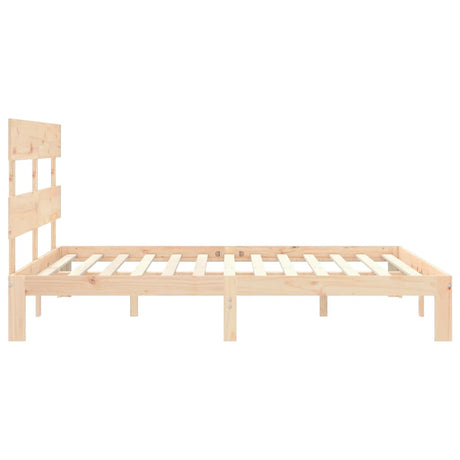 Bed Frame Without Mattress Solid Wood Pine